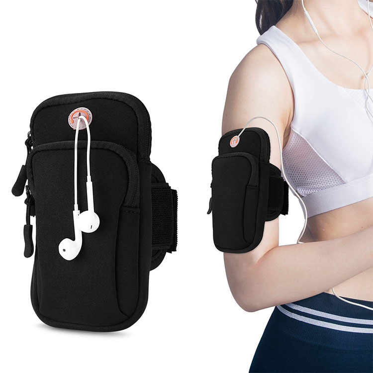Want to Skiing Diacritical Running Sport Arm Bag Phone Bags