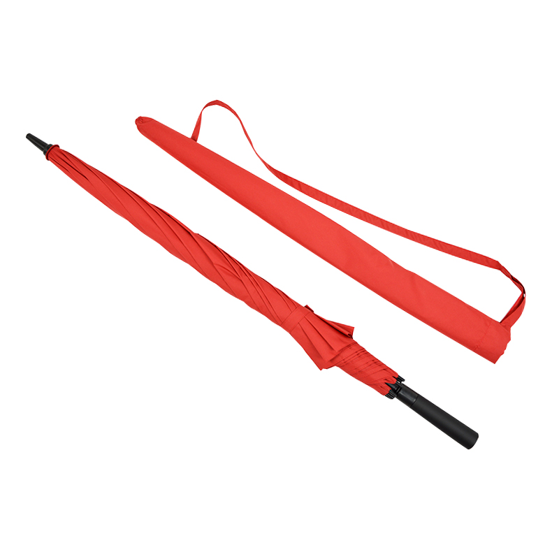 customized logo printing high quality red  golf umbrella