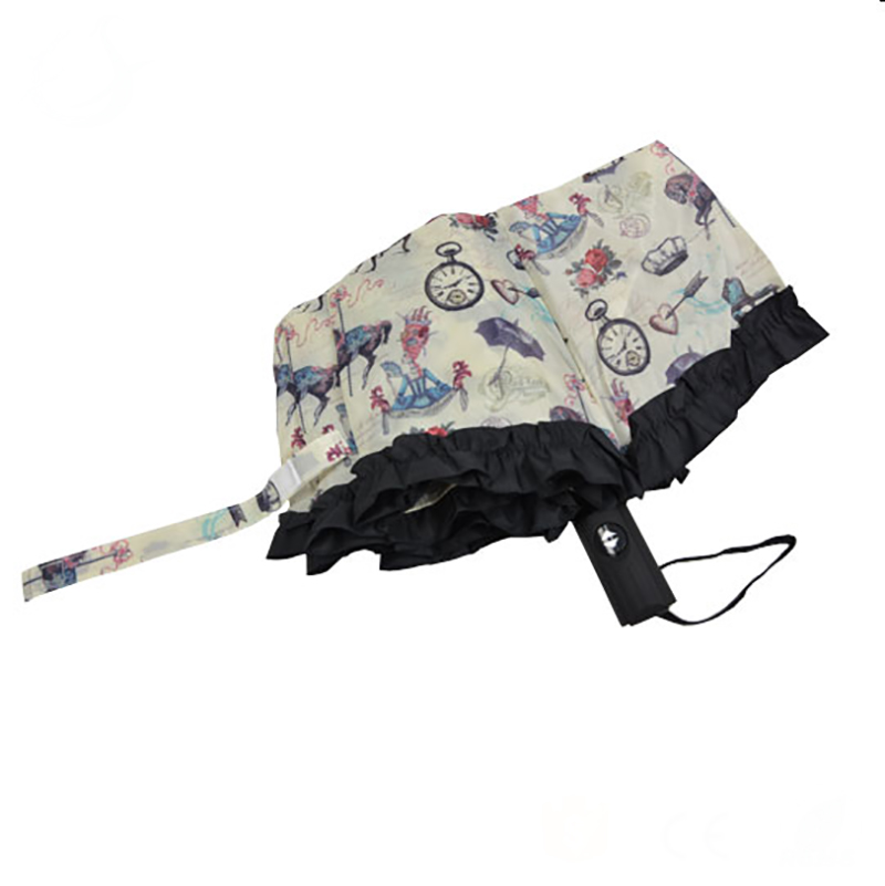 New customized high quality straight umbrella with water cover