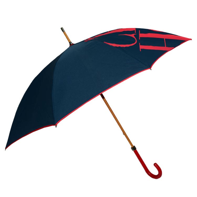27inch manual open full fiberglass golf umbrella with logo printing