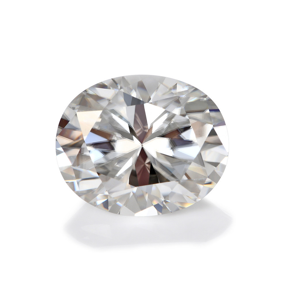 Oval Cut Loose Synthetic Brilliant Moissanite